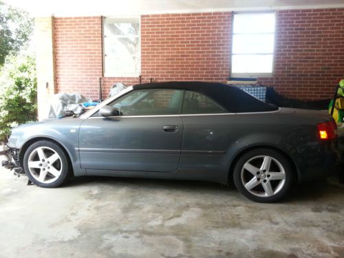 No reserve!! 2003 audi a4 cabriolet convertible 2-door 1.8l