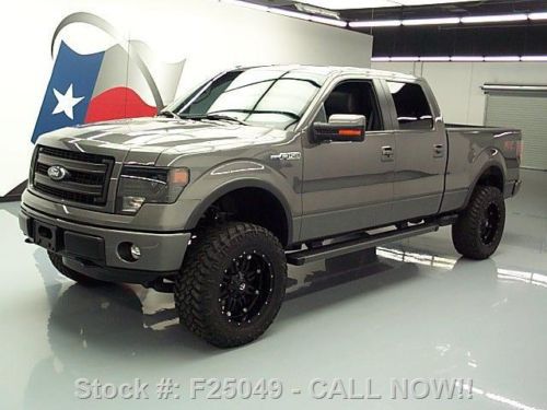 2013 ford f-150 fx4 crew 4x4 lift 5.0 sunroof nav 20&#039;s! texas direct auto