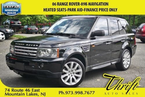 06 range rover-89k-navigation-heated seats-park aid-finance price only