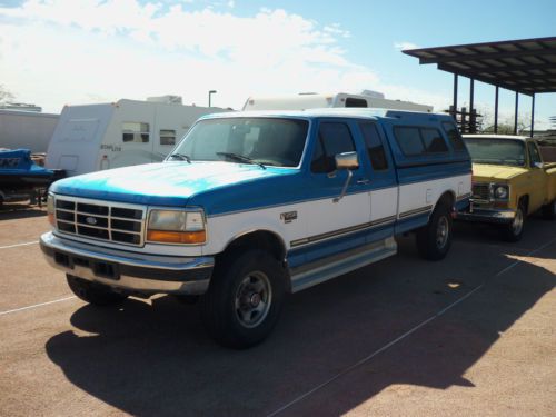 1994 ford f-250 diesel idi with camper shell