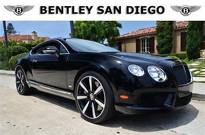 2013 bentley gt v8 coupe. le mans edition. black over black. 4,500 miles