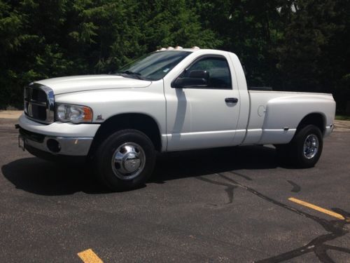 2005 dodge ram 3500 st dually 2-door 5.9l 6 speed manual turbo diesel no reserve