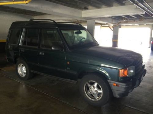 Cln california rustfree 1 owner 1999 land rover discovery i sd forest grn / tan