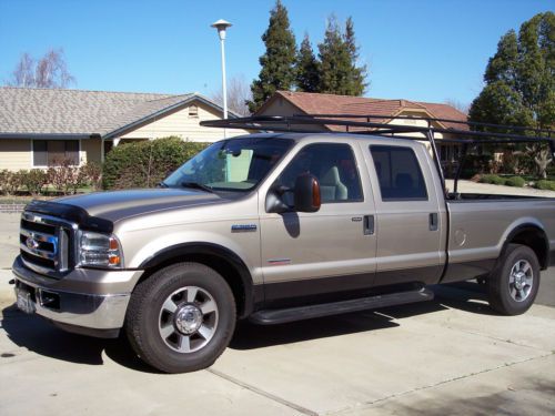 2005 ford f350 lariat crew cab 4x2 6.0 turbo diesel