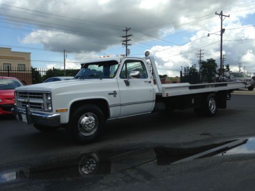 1987 chevrolet rollback 3500 wrecker tow truck hauler aatac