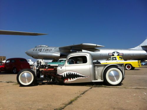 1948 ford bobber rat rod custom 350/350 chopped channeled sectioned