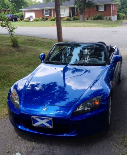 2006 honda s2000 laguna blue pearl with newer oem top