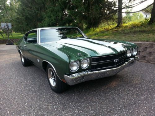 1970 chevelle ss 396- 2 build sheets!! - f-41 suspension - new paint