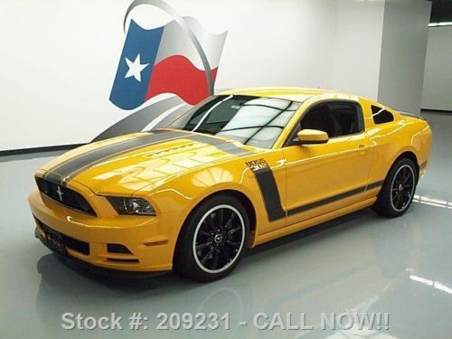 2013 ford mustang boss 302 5.0 trackey recaro seats 4k texas direct auto