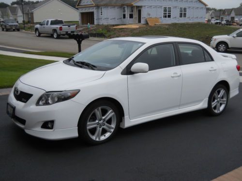 2009 toyota corolla xrs sedan 4-door 2.4l