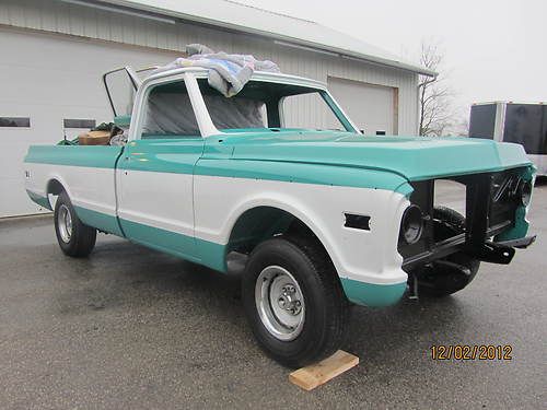 1972 chevrolet c-10 2wd long bed rolling project