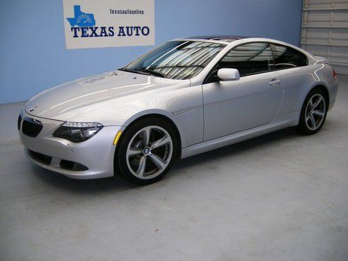 We finance!!!  2008 bmw 650i coupe sport 6-speed roof nav logic 7 xenon 19 rims!