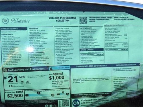 2014 Cadillac CTS Performance, US $48,200.00, image 7