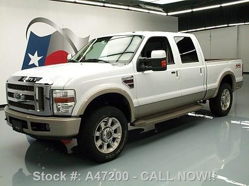 2008 ford f250 king ranch 4x4 6.4l diesel htd seats 62k texas direct auto