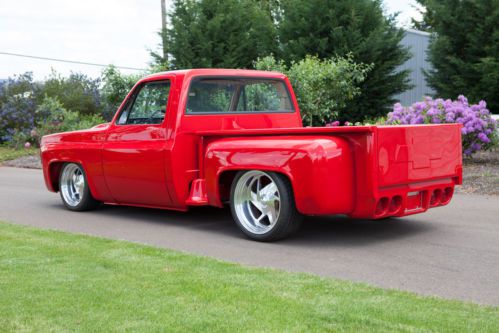 1978 chevrolet stepside hot rod, custom pickup --gm350 ramjet