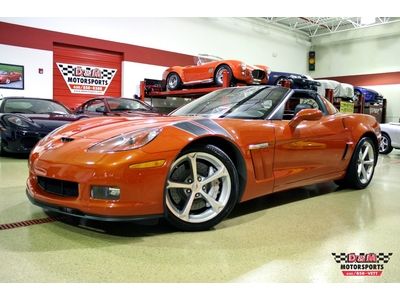 2011 corvette grand sport inferno orange auto 1owner 2,781 miles ride control