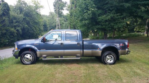 04 f-350 drw diesel 6.0l v8 4x4 4wd super duty crew cab 4dr lariat 1 ower dually