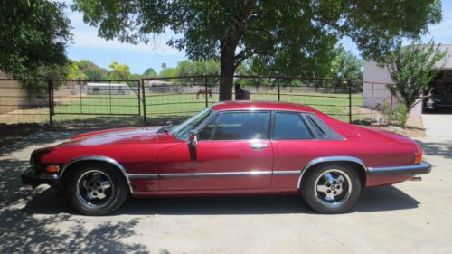 1984 jaguar xjs v12 - professionally maintained - low mileage - original - red