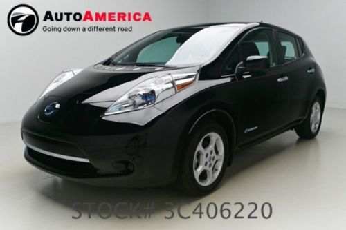 2013 nissan leaf sv 4k low miles nav rearcam aub usb htd seat one 1 owner