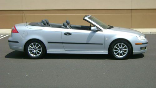 2004 saab 9-3 convertible arc 1 owner no accidents smoke free clean no reserve!