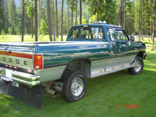 1993 dodge cummins diesel one of a kind! 66,144 original miles beautiful! rare!