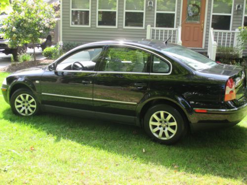 2003 volkswagen vw passat black with grey interior used