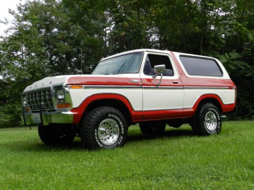 1978 f150 ford bronco 4x4 rare 2 tone a must see!! 70+ pictures tilt wheel