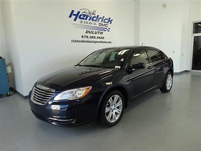 4dr sedan touring low miles automatic 4 cyl engine blue