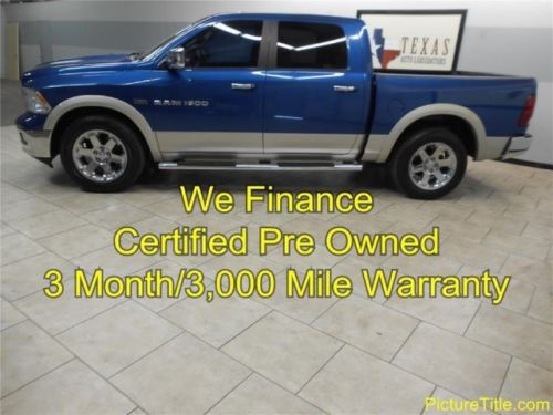 11 ram 1500 laramie leather sunroof gps/navi certified warranty we finance texas