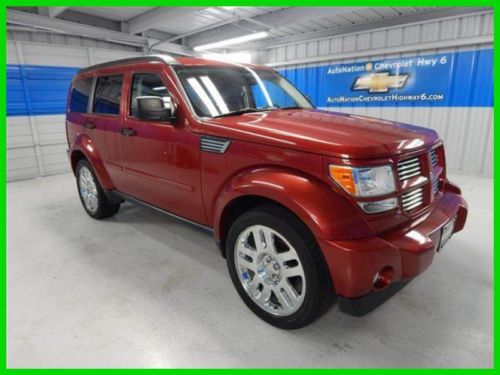 Dodge nitro 65324 miles heat 2011 automatic v6 sport utility red chrome used