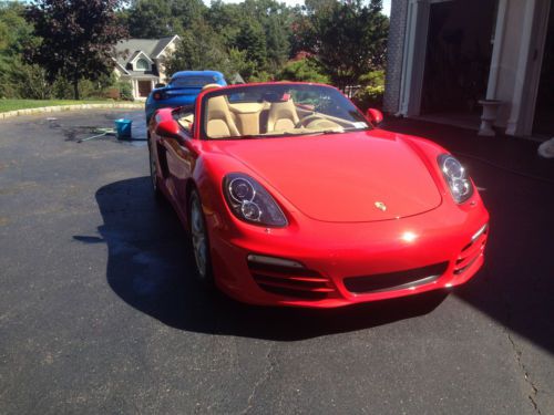 2014 porsche boxster-nav/burmester sound, convenience, bi-xenon,etc. perfect car