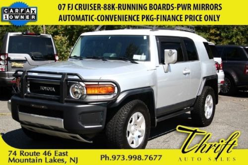 07 fj cruiser-88k-running boards-automatic-convenience pkg-finance price only