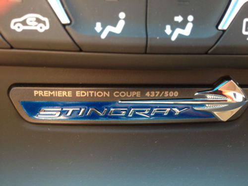 2014 Corvette Stingray Premiere Edition #437/500, US $75,770.00, image 12