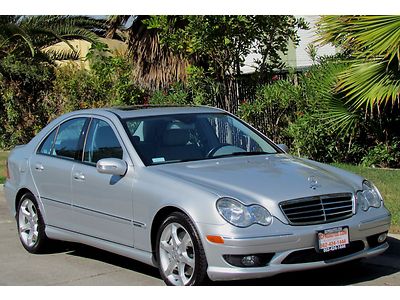 2007 mercedes-benz c230 sport sedan/ navigation clean pre-owned low miles