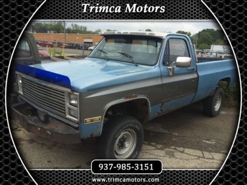 1985 gmc c/k 2500 reg cab 4x4 chev chevy chevrolet