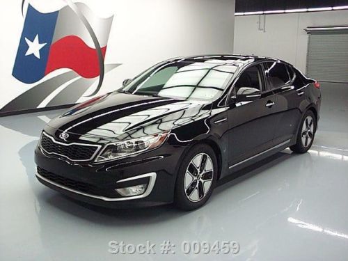 2012 kia optima lx hybrid dual sunroof nav rear cam 48k texas direct auto