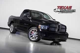 2005 dodge ram srt10 low miles! 6-speed! all original! regular cab srt-10 look