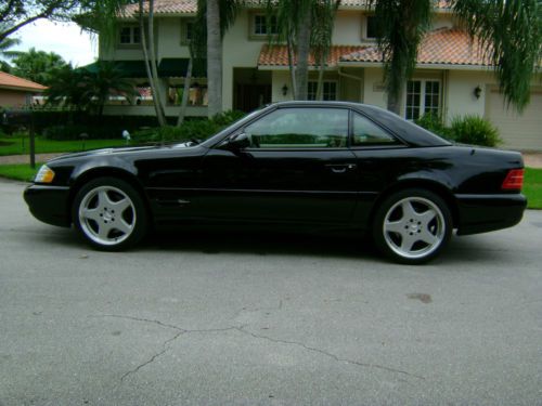 2000 SL 500 w/ AMG pkg. 19000 orig. mi - Blk / Tan - Orig. / Garaged since new, US $18,900.00, image 2