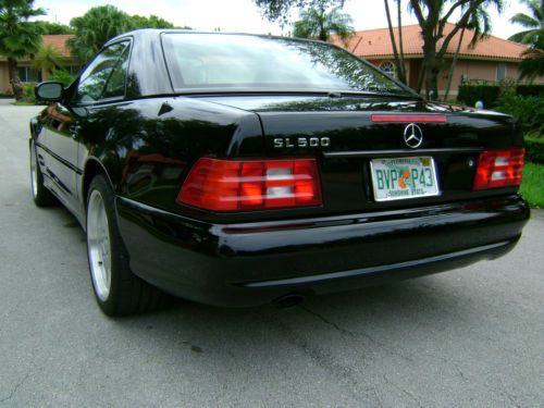 2000 SL 500 w/ AMG pkg. 19000 orig. mi - Blk / Tan - Orig. / Garaged since new, US $18,900.00, image 3