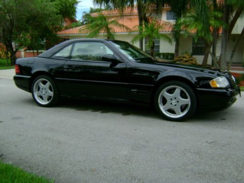 2000 SL 500 w/ AMG pkg. 19000 orig. mi - Blk / Tan - Orig. / Garaged since new, US $18,900.00, image 4