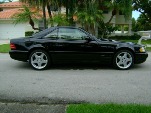 2000 SL 500 w/ AMG pkg. 19000 orig. mi - Blk / Tan - Orig. / Garaged since new, US $18,900.00, image 5