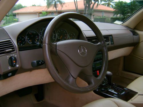 2000 SL 500 w/ AMG pkg. 19000 orig. mi - Blk / Tan - Orig. / Garaged since new, US $18,900.00, image 10