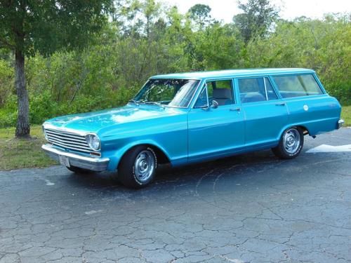 1963 chevrolet nova station wagon  v-8