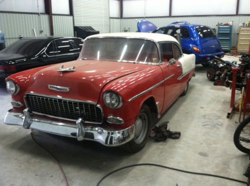 1955 chevrolet bel air base hardtop 2-door 4.3l