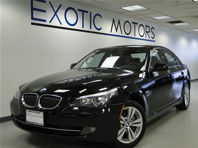 2010 bmw 528i xdrive awd!! blk/blk nav heated-sts moonrof alloys waranty 1-owner