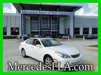 2006 lexus es330, white/tan, navi, sunroof, mercedes-benz dealer, call shawn b