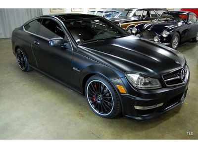 Matte black - 6.3 liter amg - rare edition 1 - 700 miles - brand new - c63 amg