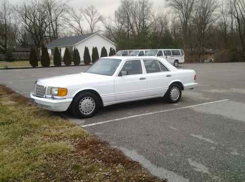 1990 mercedes benz 300se white very good condition