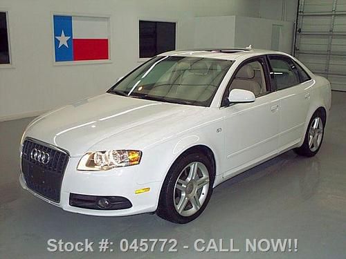 2008 audi a4 2.0t turbocharged auto s-line sunroof 58k texas direct auto