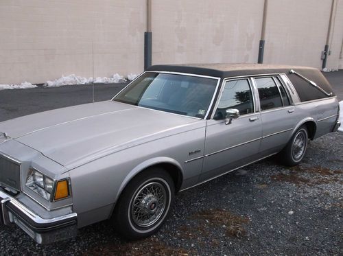 1986 buick lesabre estate wagon hearse short body 3rd row seating limo